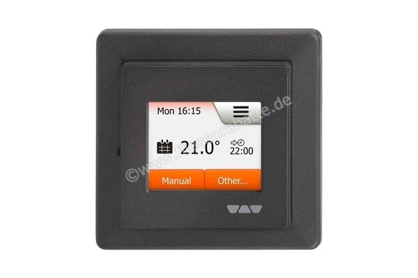  Schlüter Systems DITRA-HEAT-E-R Temperaturregler Touch 2 Zoll DA - Dunkelanthrazit DHERT2/DA | 322370