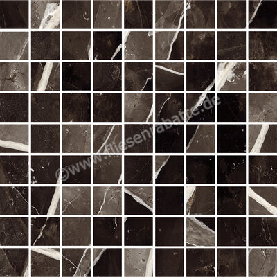 Marazzi Allmarble Calacatta Black 30x30 cm Mosaik Matt Eben Naturale MEYW | 323192