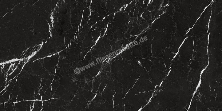 Marazzi Allmarble Elegant Black 75x150 cm Bodenfliese / Wandfliese Glänzend Eben Lux M393 | 323720