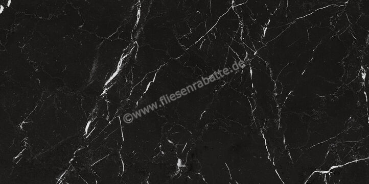 Marazzi Allmarble Elegant Black 75x150 cm Bodenfliese / Wandfliese Glänzend Eben Lux M393 | 323726