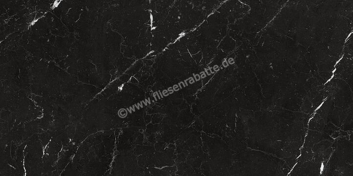 Marazzi Allmarble Elegant Black 75x150 cm Bodenfliese / Wandfliese Glänzend Eben Lux M393 | 323732