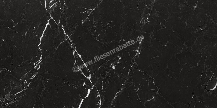 Marazzi Allmarble Elegant Black 75x150 cm Bodenfliese / Wandfliese Glänzend Eben Lux M393 | 323741