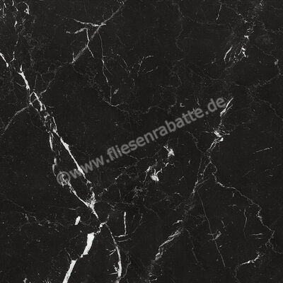 Marazzi Allmarble Elegant Black 75x75 cm Bodenfliese / Wandfliese Glänzend Eben Lux M4F7 | 323765
