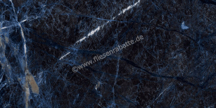 Marazzi Allmarble Sodalite Blu 30x60 cm Bodenfliese / Wandfliese Glänzend Eben Lux M9MS | 328478