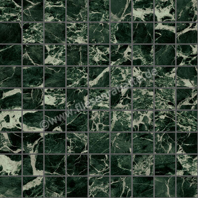 Marazzi Allmarble Verde Aver 30x30 cm Mosaik Glänzend Eben Lux M9MW | 328838