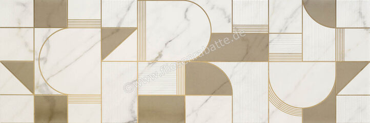 Marazzi Allmarble Wall Golden White 40x120 cm Dekor Decoro Club Matt Eben Satin M8T5 | 329360