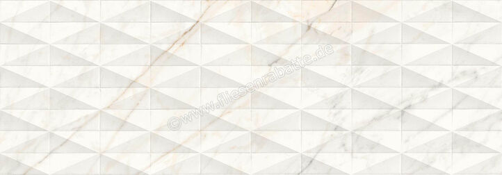 Marazzi Allmarble Wall Golden White 40x120 cm Wandfliese Struttura Pavé 3D Matt Strukturiert M6TK | 329423