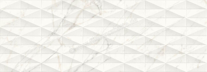 Marazzi Allmarble Wall Golden White 40x120 cm Wandfliese Struttura Pavé 3D Matt Strukturiert M6TK | 329432