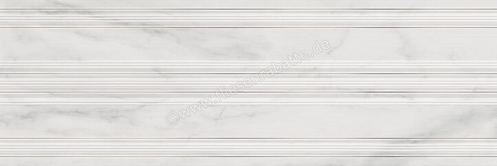 Marazzi MarblePlay White 30x90 cm Dekor Decoro Classic Glänzend Eben Lux M5LJ | 337109
