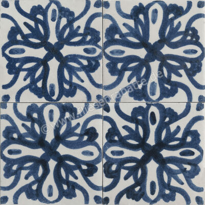  Marazzi Memoria Blu Tappeto 4 15x15 cm Bodenfliese / Wandfliese Glänzend Eben Lux MANK | 337721