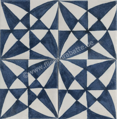  Marazzi Memoria Blu Tappeto 5 15x15 cm Bodenfliese / Wandfliese Glänzend Eben Lux MANL | 337724