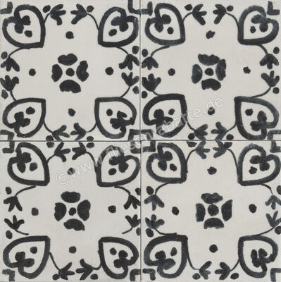  Marazzi Memoria Nero Tappeto 2 15x15 cm Bodenfliese / Wandfliese Glänzend Eben Lux MANN | 337736