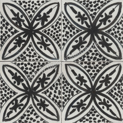  Marazzi Memoria Nero Tappeto 3 15x15 cm Bodenfliese / Wandfliese Glänzend Eben Lux MANP | 337739