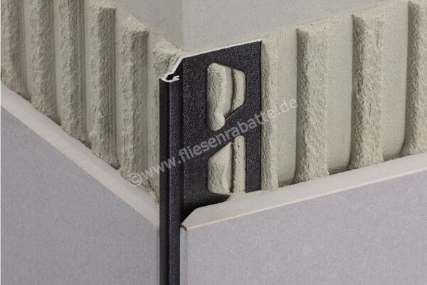 Schlüter Systems FINEC-SQ-TSBG Abschlussprofil Aluminium beigegrau Höhe: 12,5 mm Länge: 2,5 m FSQ125TSBG | 338036