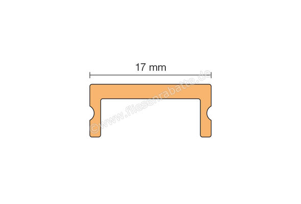 Schlüter Systems LIPROTEC-WSI Streuscheibe, indirekte Beleuchtung L=1 m Höhe: 17 mm Länge: 1 m LTWSI20/100 | 339202