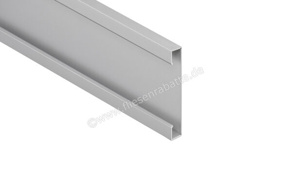 Schlüter Systems DESIGNBASE-QD-AE Dekorprofil Aluminium Aluminium natur matt eloxiert Höhe: 11 mm Länge: 2,5 m DBQ1AE | 339322