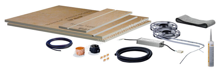  Schlüter Systems LIPROTEC-WSK 700 Zubehör-Set mit LED-Streifen, RGB+W RGB + weiß WS20ZS2LTES9 | 340876