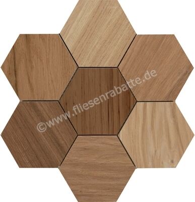  Marazzi Treverklife Honey Cherry Walnut Mosaico Mix 35.5x35.9 cm Bodenfliese / Wandfliese Matt Strukturiert Naturale M0KP | 341461