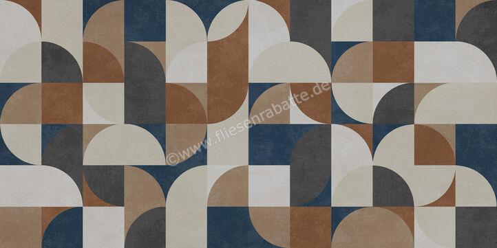 Marazzi Poster Multicolor 60x120 cm Dekor Zone Matt Eben Naturale MADE | 343861