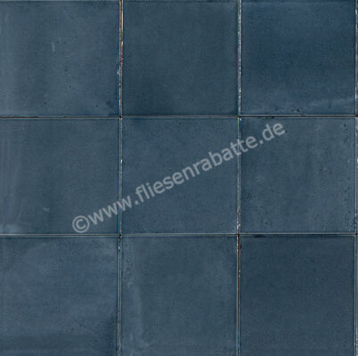 Marazzi Rice Blu 15x15 cm Bodenfliese / Wandfliese Glänzend Strukturiert Lux M964 | 343957