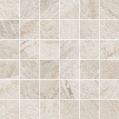 Marazzi Rocking White 30x30 cm Mosaik Matt Strukturiert Naturale M1HH | 344233