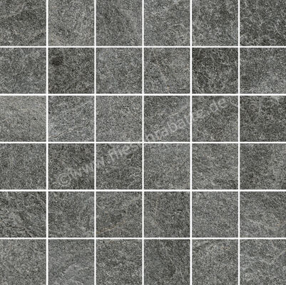 Marazzi Rocking Anthracite 30x30 cm Mosaik Matt Strukturiert Naturale M1HN | 344248