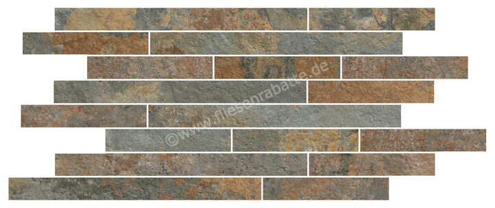 Marazzi Rocking Multicolor 22x55 cm Mosaik Matt Strukturiert Naturale M1HS | 344260