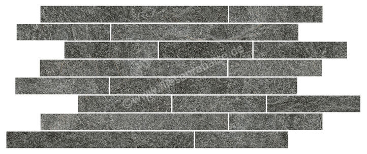 Marazzi Rocking Anthracite 22x55 cm Mosaik Matt Strukturiert Naturale M1HU | 344266