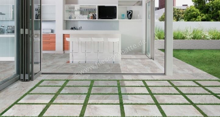 Marazzi Rocking20 White 60x60x2 cm Terrassenplatte Strutturato Matt Strukturiert Strutturato M18W | 344368