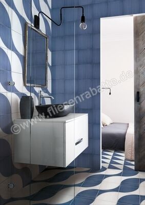  Marazzi Scenario Blu Tappeto 2A 20x20 cm Bodenfliese / Wandfliese Matt Eben Naturale M8RD | 344407
