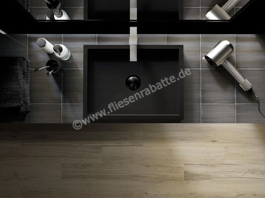 Marazzi Scenario Nero 20x20 cm Bodenfliese / Wandfliese Matt Eben Naturale M8R8 | 344422