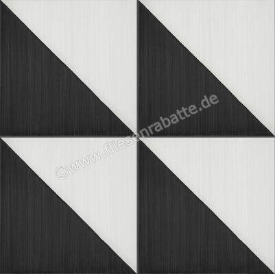  Marazzi Scenario Nero Tappeto 1 20x20 cm Bodenfliese / Wandfliese Matt Eben Naturale M8RC | 344428
