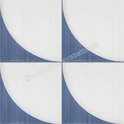  Marazzi Scenario Blu Tappeto 2B 20x20 cm Bodenfliese / Wandfliese Matt Eben Naturale M8RE | 344443