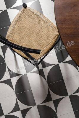  Marazzi Scenario Nero Tappeto 2B 20x20 cm Bodenfliese / Wandfliese Matt Eben Naturale M8RG | 344455