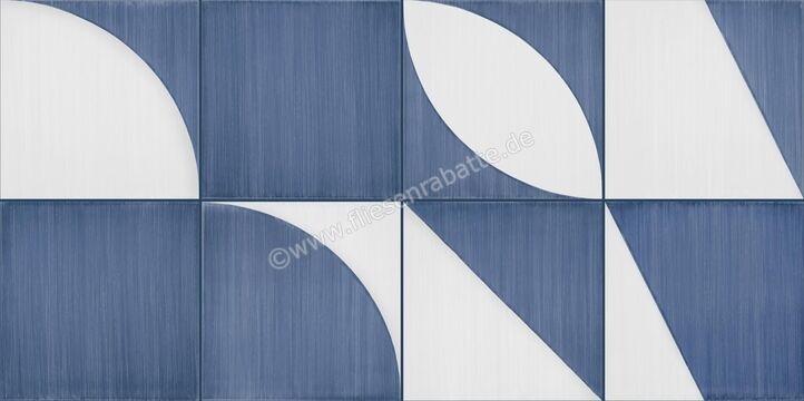  Marazzi Scenario Blu Decoro Mix 20x20 cm Bodenfliese / Wandfliese Matt Eben Naturale M8RJ | 344470