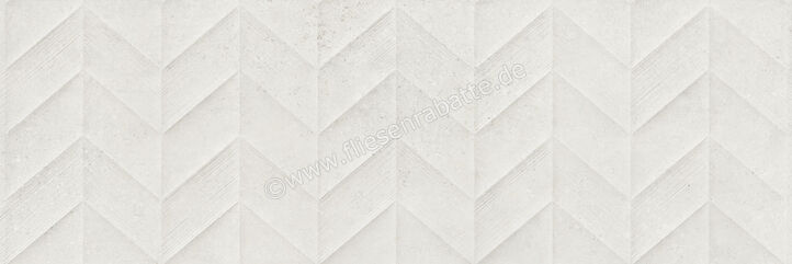Marazzi Work White 30x90 cm Wandfliese Struttura Spike 3D Matt Strukturiert Naturale M138 | 345589