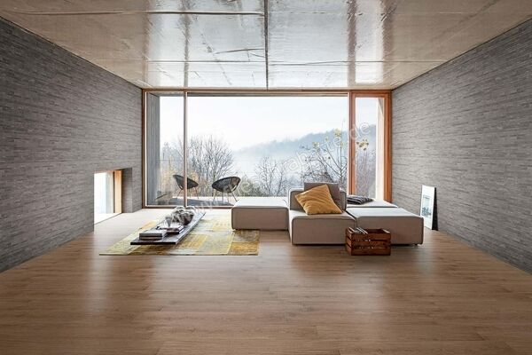  Marazzi Treverkmust Brown 25x150 cm Bodenfliese / Wandfliese Matt Strukturiert Naturale M05L | 346051
