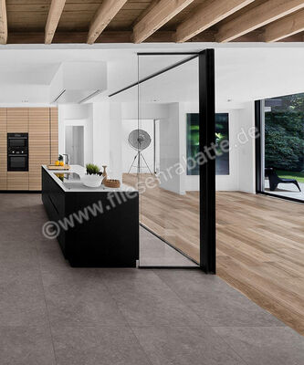  Marazzi Treverkmust Brown Selection 25x150 cm Bodenfliese / Wandfliese Matt Strukturiert Naturale M05L | 346054