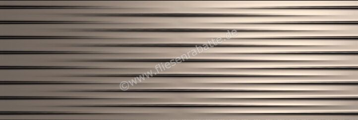 Marazzi Essenziale Metal 40x120 cm Wandfliese Struttura Drape 3D Metal Glänzend Strukturiert Metal M09R | 346309