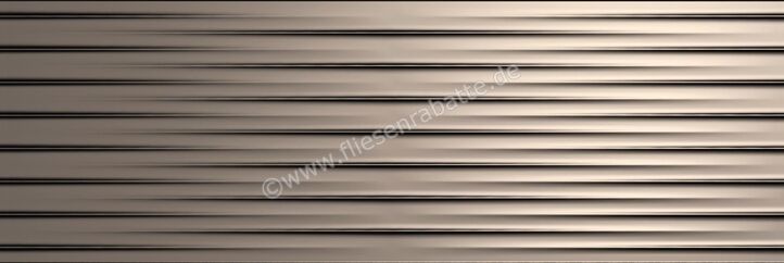  Marazzi Essenziale Metal Struttura Drape 3D 40x120 cm Wandfliese Glänzend Strukturiert Metal M09R | 346309