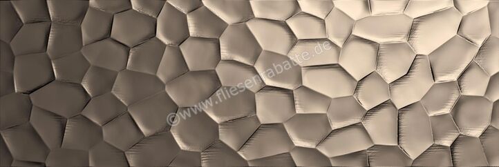 Marazzi Essenziale Metal 40x120 cm Wandfliese Struttura Deco 3D Metal Glänzend Strukturiert Metal M09S | 346312