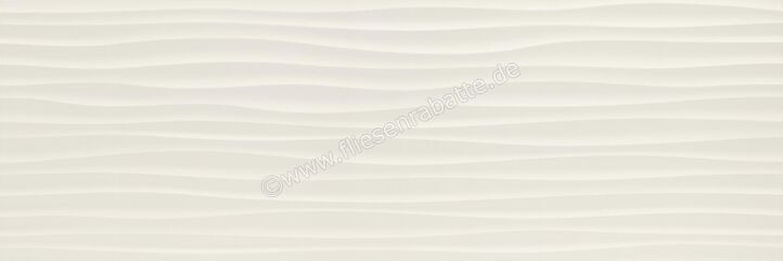 Marazzi Essenziale White 40x120 cm Wandfliese Struttura Wave Satinato Seidenmatt Strukturiert MMFN | 346324