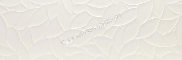 Marazzi Essenziale White 40x120 cm Wandfliese Struttura Flora Satinato Seidenmatt Strukturiert MMFP | 346327