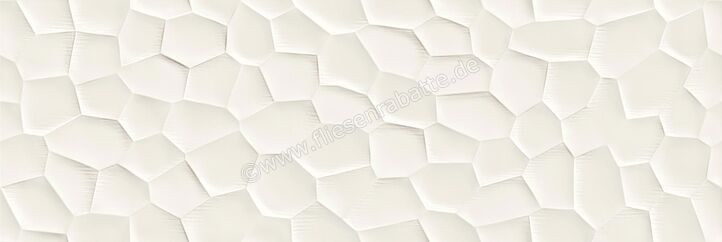 Marazzi Essenziale Creme 40x120 cm Wandfliese Struttura Deco 3D Satinato Semi-Matt Strukturiert Satinato MNP3 | 346330