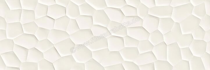  Marazzi Essenziale Creme Struttura Deco 3D 40x120 cm Wandfliese Seidenmatt Strukturiert Satinato MNP3 | 346330