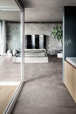 Marazzi Mystone Ardesia Cenere 120x120 cm Bodenfliese / Wandfliese Stärke: 6 Mm Matt Strukturiert Naturale M9HU | 348202