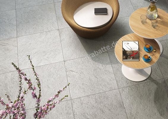 Marazzi Multiquartz20 Gray 60x60x2 cm Terrassenplatte Matt Strukturiert Strutturato MLJ0 | 351618