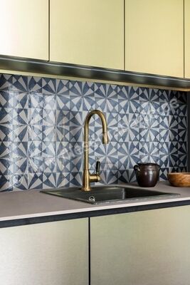  Marazzi Memoria Blu Tappeto 5 15x15 cm Bodenfliese / Wandfliese Glänzend Eben Lux MANL | 351708