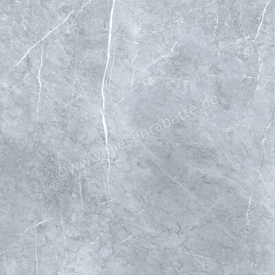 Keraben Inari Gris 75x75 cm Bodenfliese / Wandfliese Glänzend Eben Lappato GVB0R002 | 355473