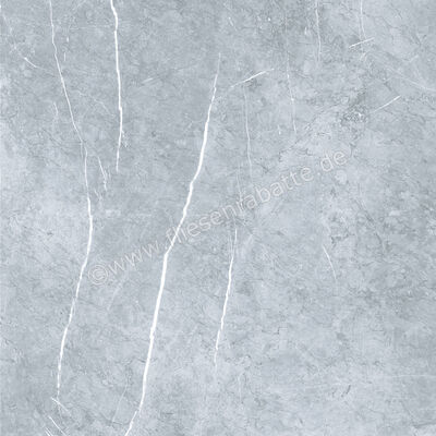 Keraben Inari Gris 75x75 cm Bodenfliese / Wandfliese Glänzend Eben Lappato GVB0R002 | 355479